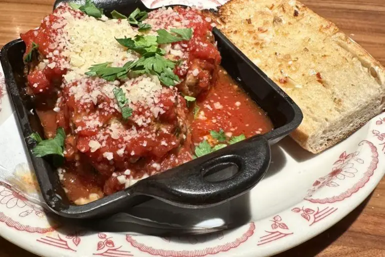 Meatballs at Anima Cucina in Bismarck, ND