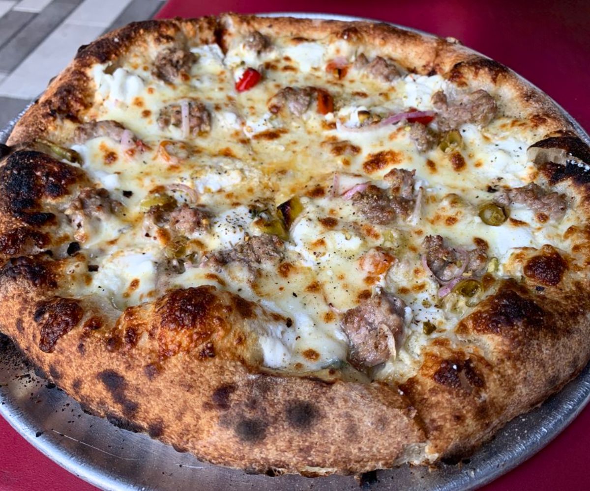 Salsiccia Pizza at LUCA in Lancaster, PA