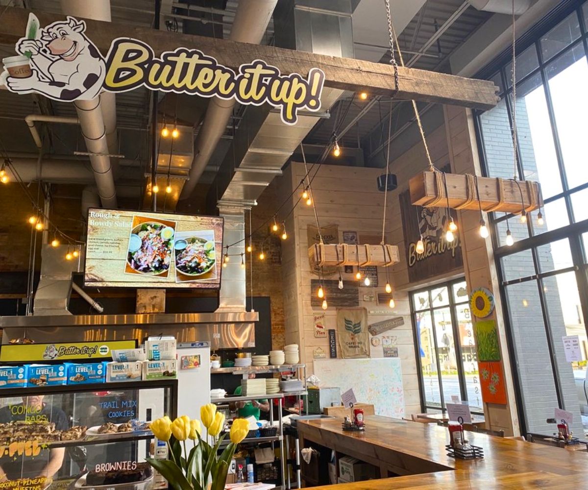 counter at Butter It Up in Huntington, West Virginia