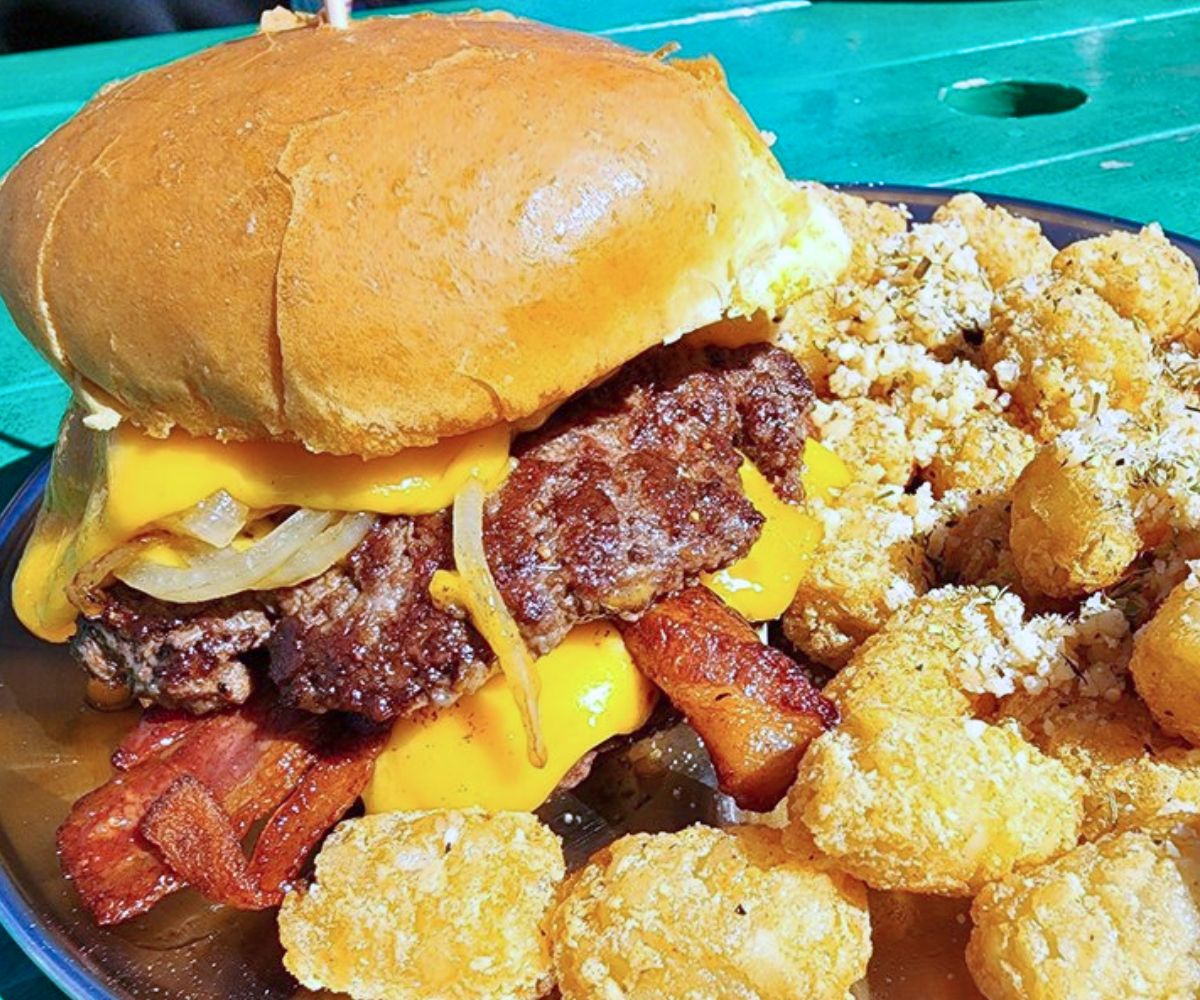 Awesome Awesome Burger at Beefy's in Reno, Nevada