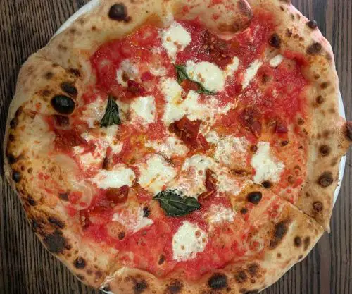 Ring of Fire pizza at Pizzeria Verità in Burlington, Vermont