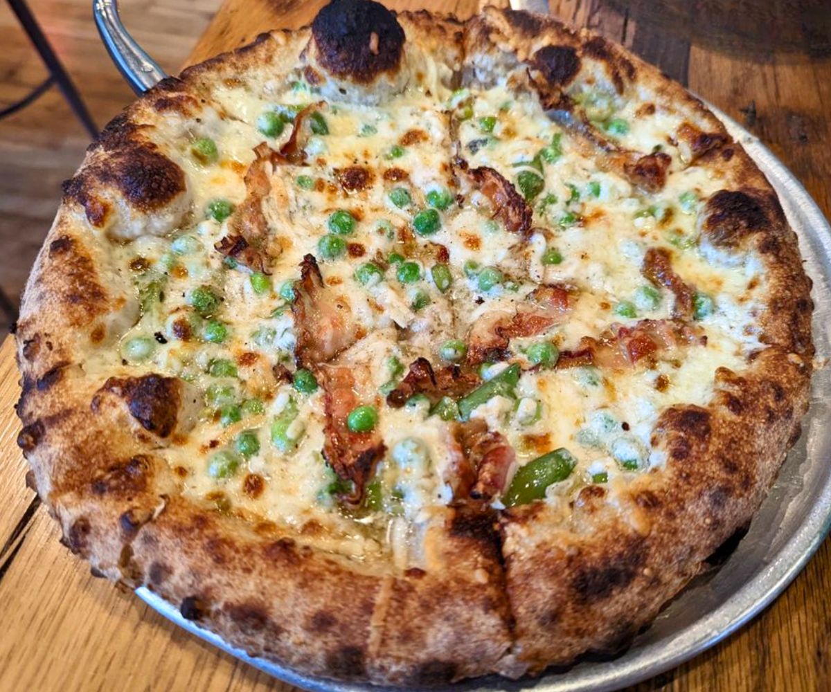 Piselli Pizza at LUCA in Lancaster, Pennsylvania
