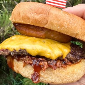 Rodeo Burger at The Rolling Stoves in Farmington, Michigan