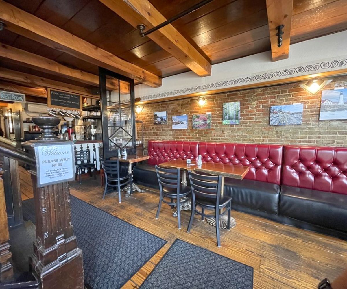 interior of Bayside American Cafe in Portland, Maine