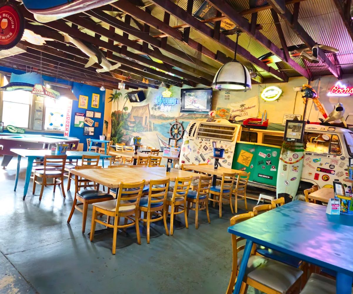 Interior of Wave Pizza Company in Grand Island, Nebraska