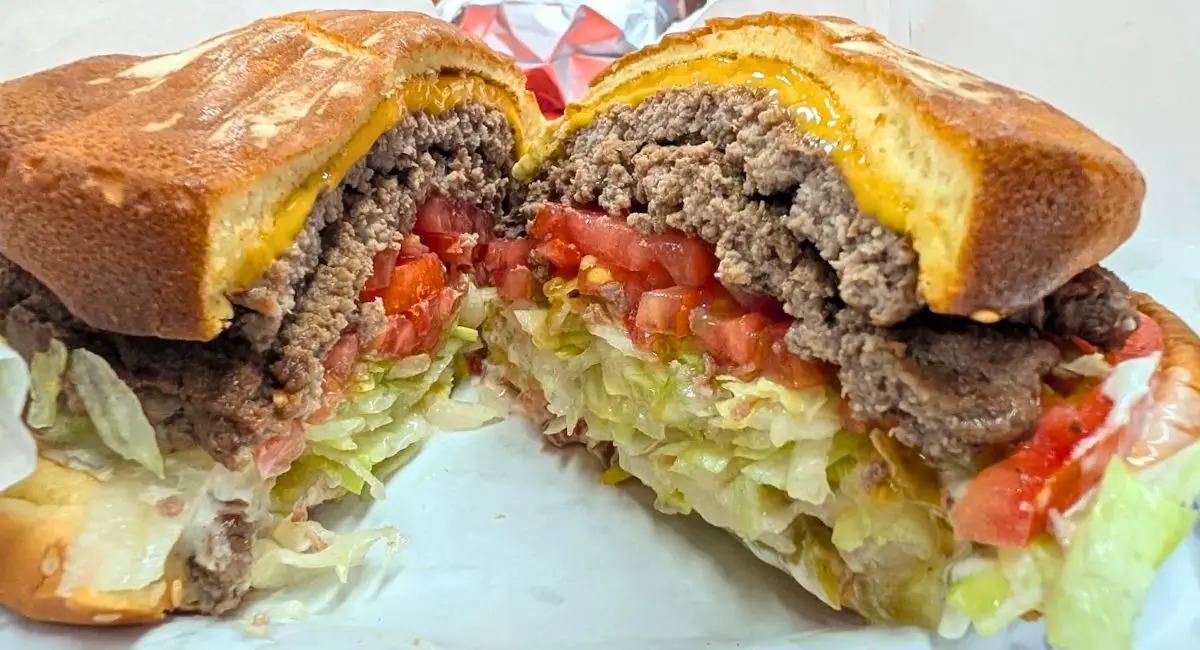 Big Miner Double at Miner's Drive-In in Yakima, Washington