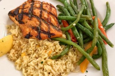 Atlantic Salmon at Boatyard Bar & Grill in Annapolis, Maryland