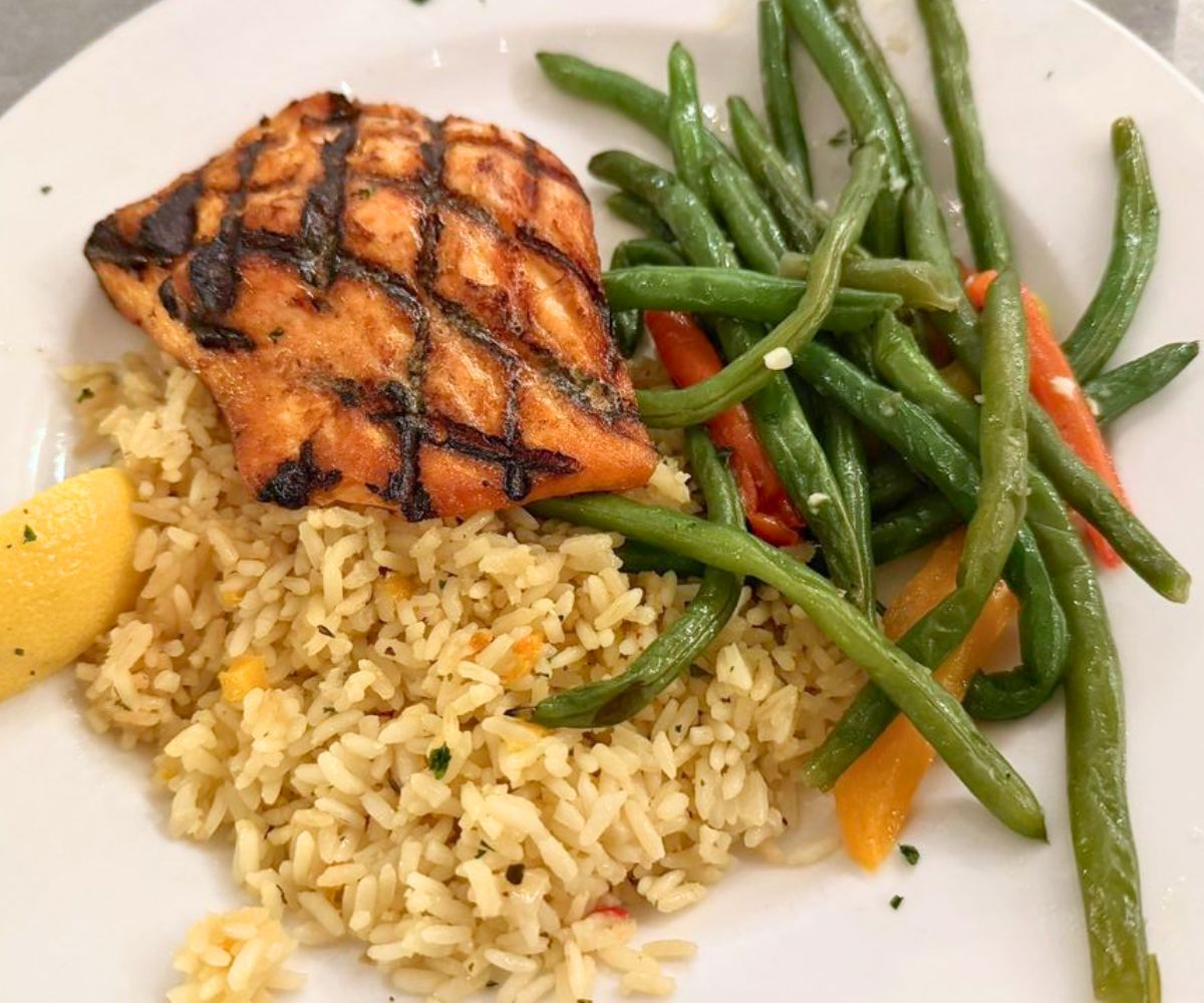 Atlantic Salmon at Boatyard Bar & Grill in Annapolis, Maryland