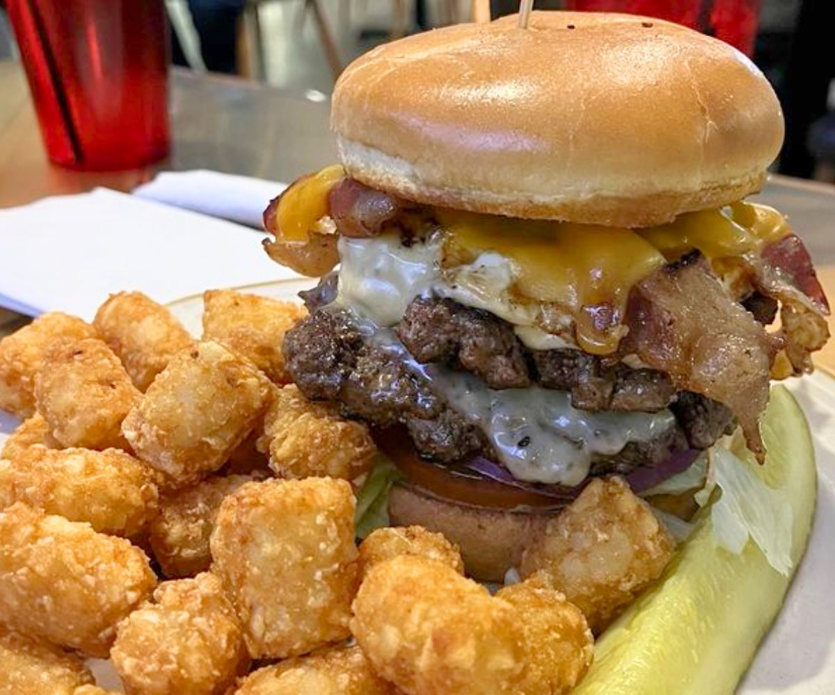 All Seven Burger at The Porch in Council Bluffs, IA