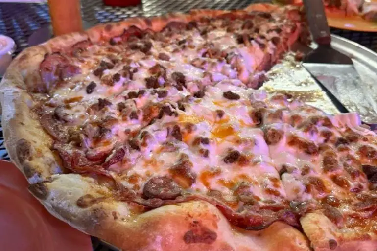 Vegetable Hater's Pie at Wave Pizza Company in Grand Island, Nebraska