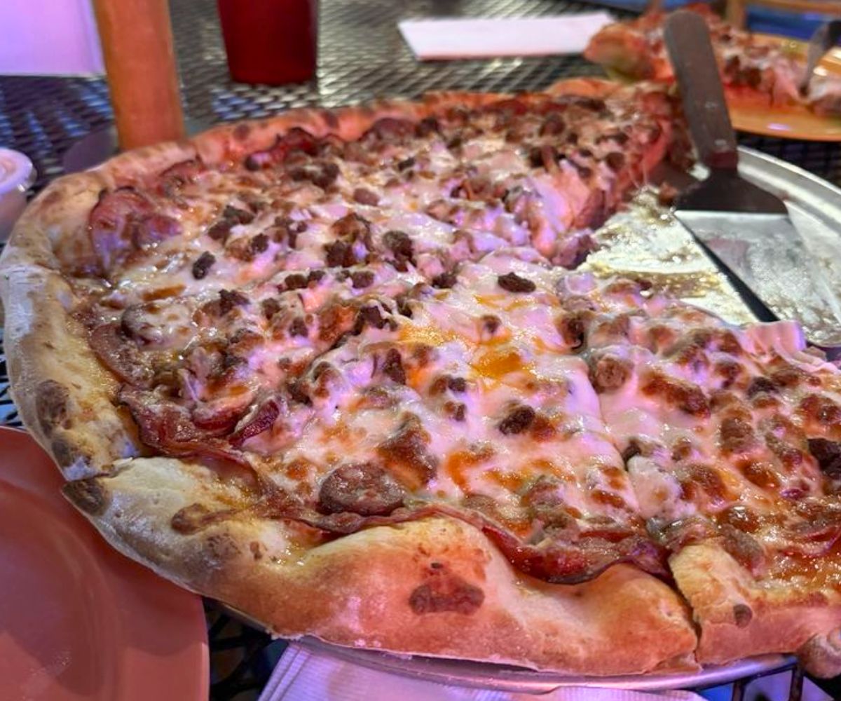 Vegetable Hater's Pie at Wave Pizza Company in Grand Island, Nebraska