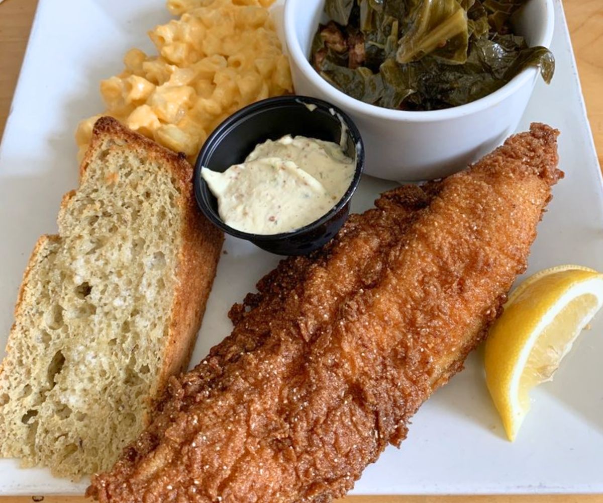 Fried Catfish at The Noble North in Mobile, AL