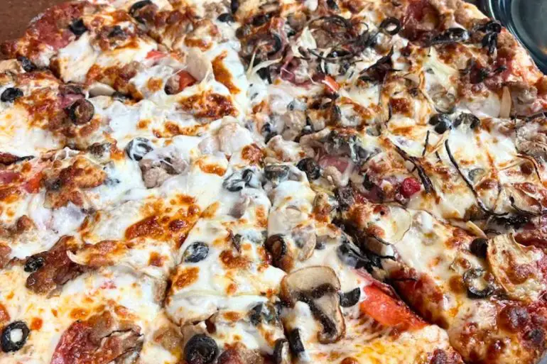 Coburg Colassus Pizza at Coburg Pizza Company in Coburg, Oregon