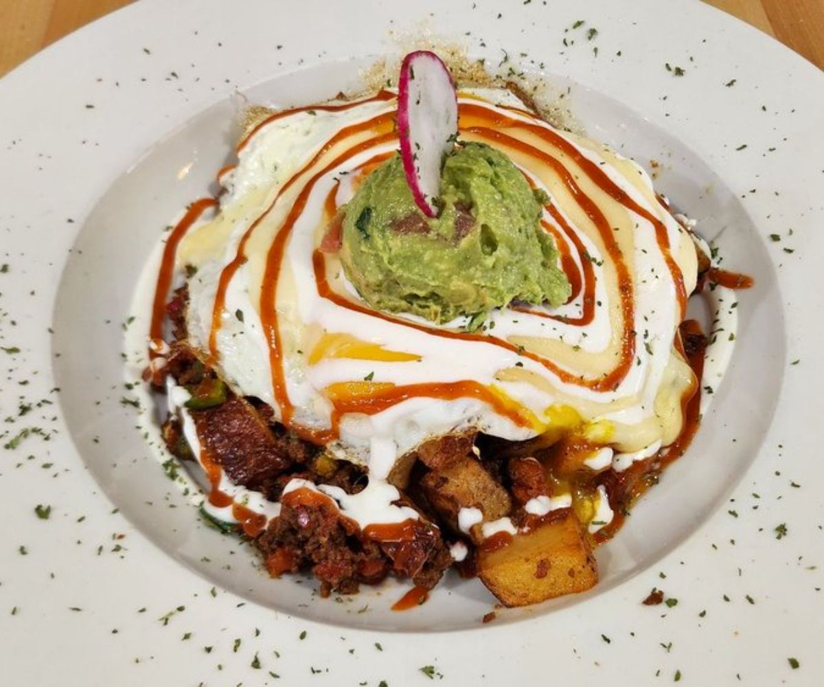 Derek's Favorites Eggs at Ovo Frito Cafe in Evanston, Illinois