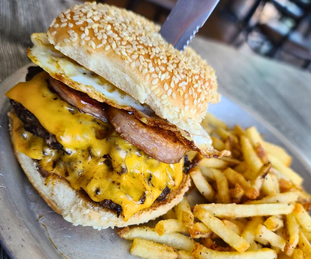 Big Kahuna Burger at Billy Yanks in Hamilton, OH