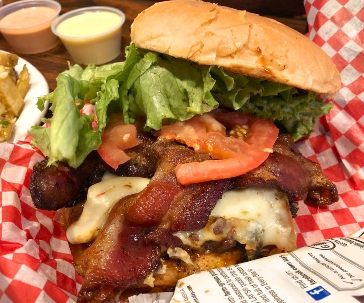 Hickory Burger at St. John's Bar & Grill in Sunnyvale, California