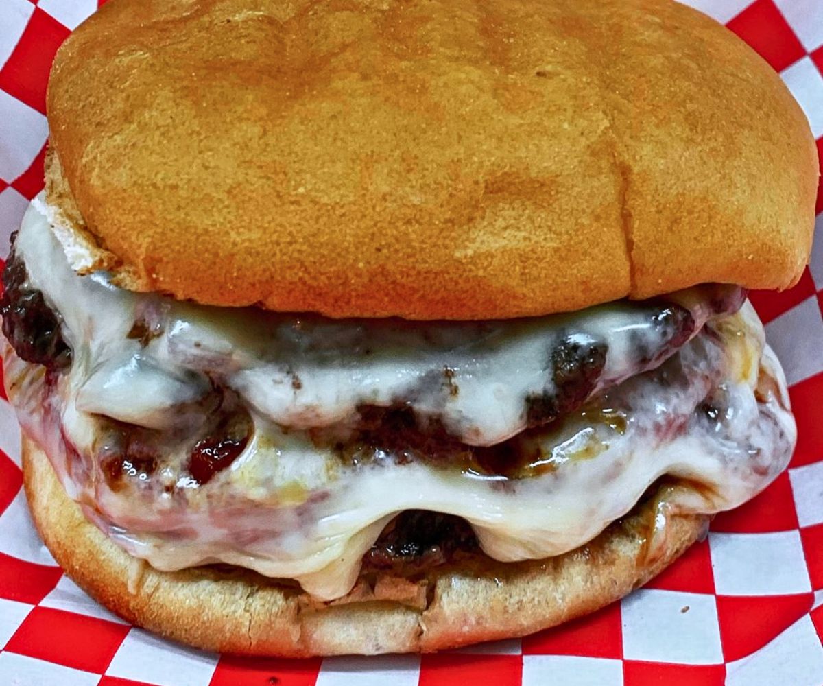 Venice Burger at The Burger Bunker in Great Falls, Montana