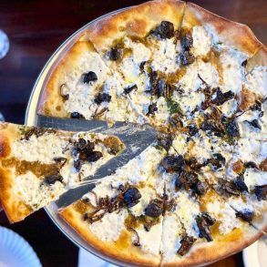 Truffle Mushroom Pizza at Little G Cafe By Garibaldi's in Honolulu, Hawaii