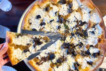 Truffle Mushroom Pizza at Little G Cafe By Garibaldi's in Honolulu, Hawaii