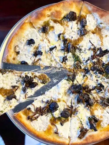Truffle Mushroom Pizza at Little G Cafe By Garibaldi's in Honolulu, Hawaii
