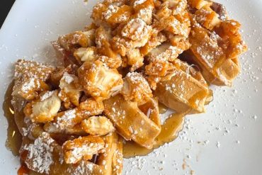 Chicken and Waffles at Southside Diner in Parma, Ohio