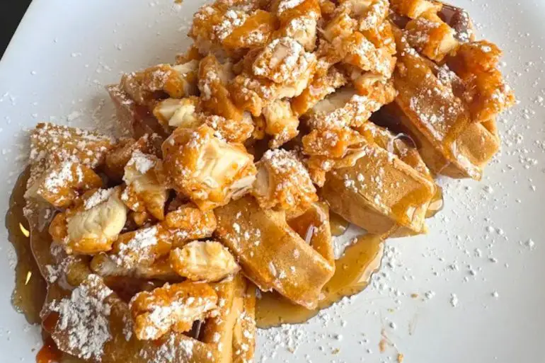 Chicken and Waffles at Southside Diner in Parma, Ohio