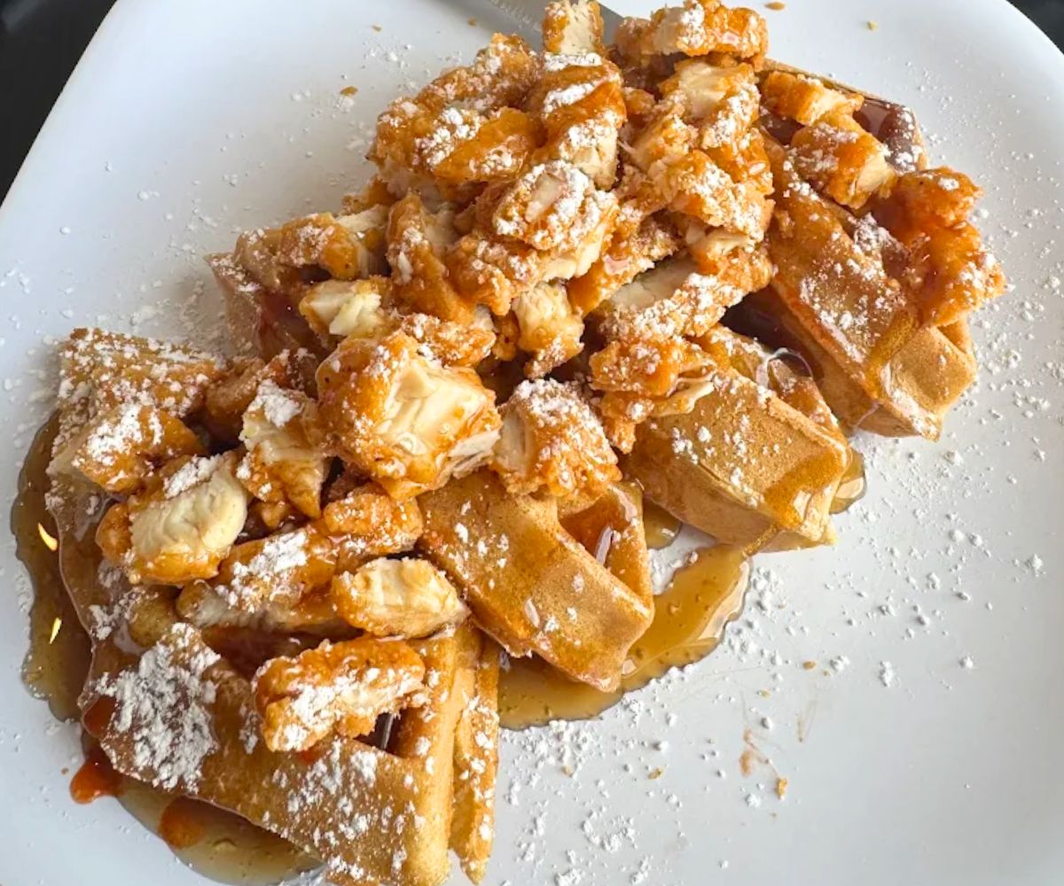 Chicken and Waffles at Southside Diner in Parma, Ohio