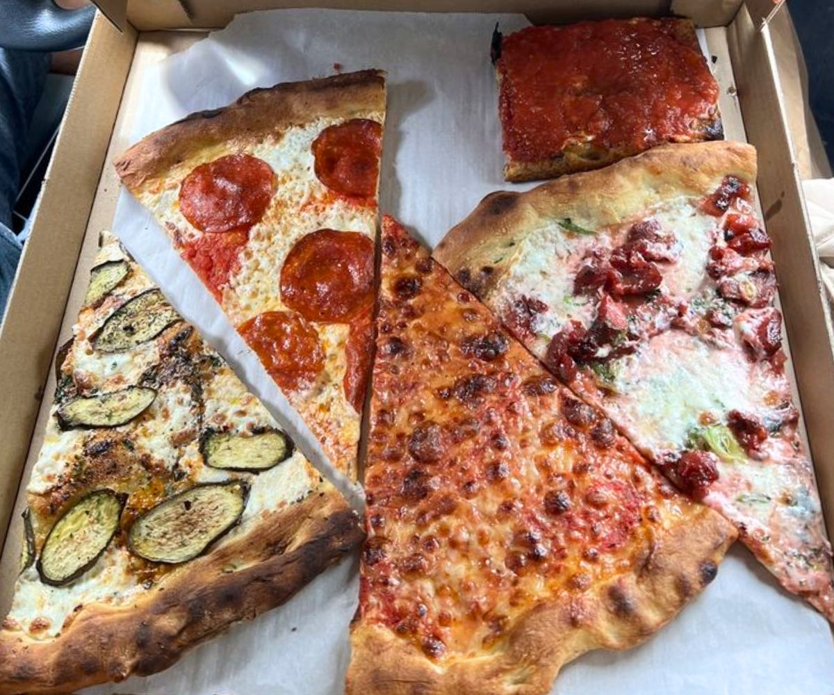 various pizzas at Little G Cafe By Garibaldi's in Honolulu, Hawaii