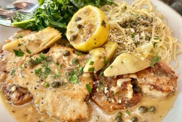 Chicken & Shrimp Picatta at Gianni's Trattoria in Concord, North Carolina