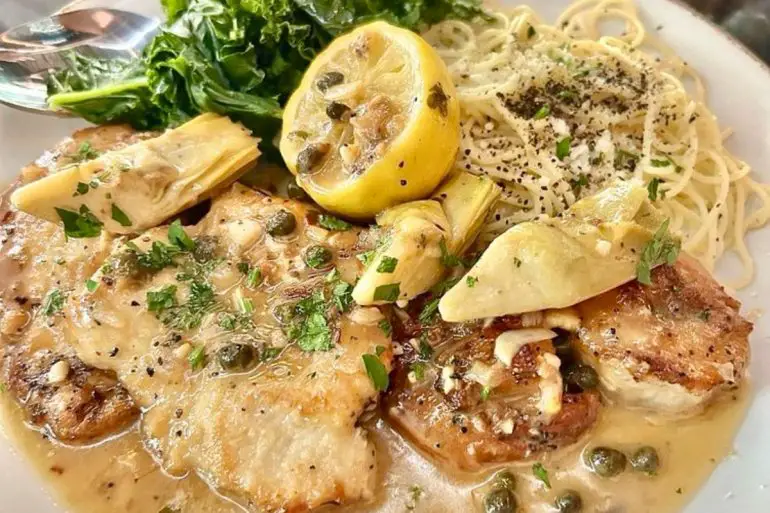 Chicken & Shrimp Picatta at Gianni's Trattoria in Concord, North Carolina