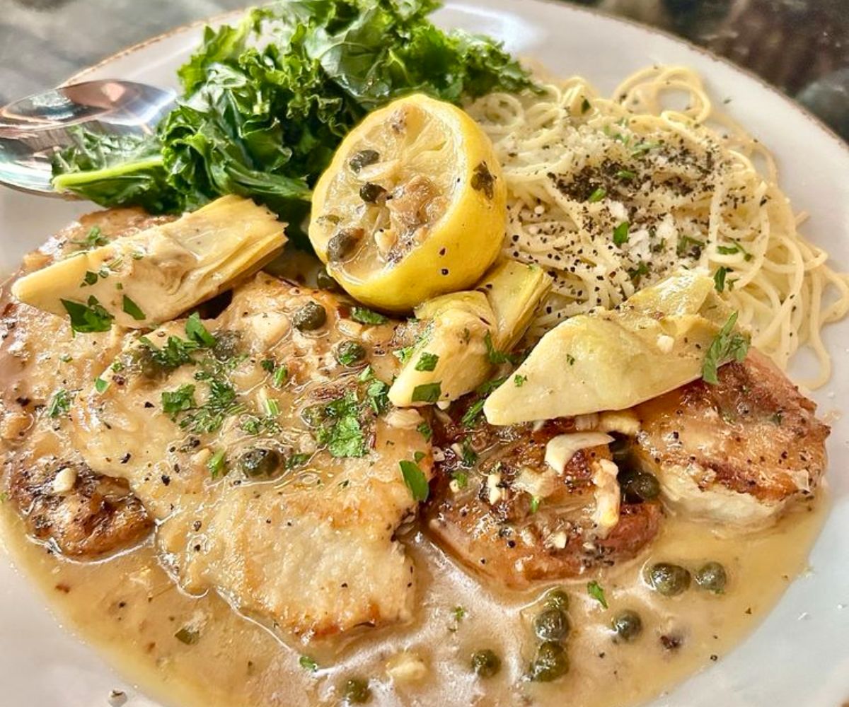 Chicken & Shrimp Picatta at Gianni's Trattoria in Concord, North Carolina