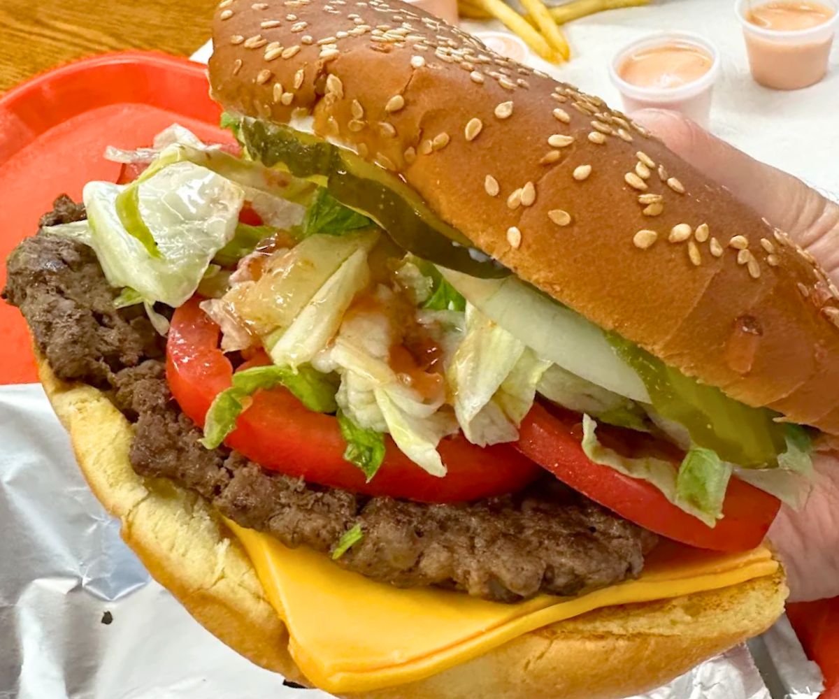 Miner's Burger at Miner's Drive-In in Yakima, WA
