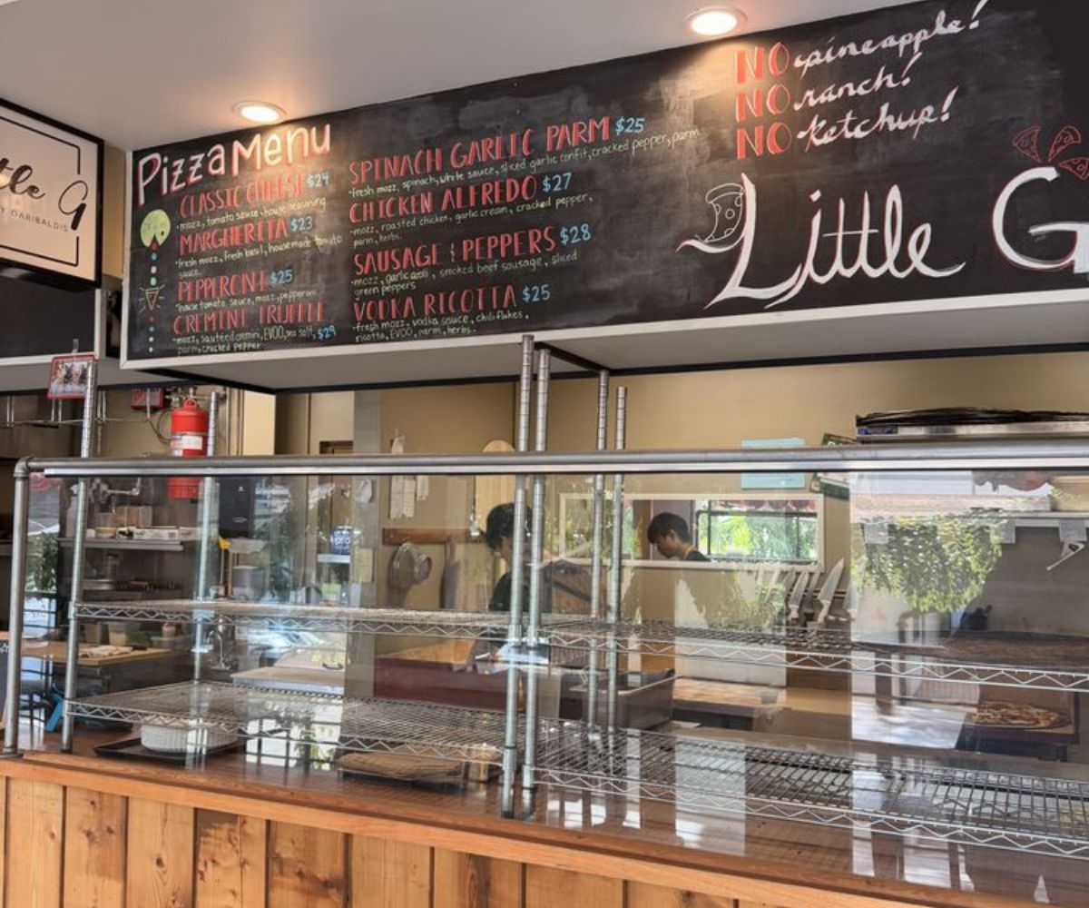 counter at Little G Cafe By Garibaldi's in Honolulu, Hawaii