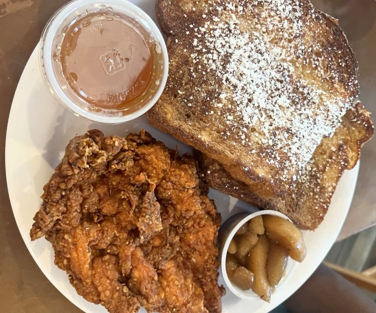 Fried Chicken and French Toast at The Marietta Local in Marietta, Georgia
