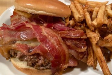 Bacon Burger at Restaurant 55 in Dover, Delaware