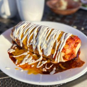 Breakfast Burrito at The Neighborhood Cafe in Huntersville, North Carolina