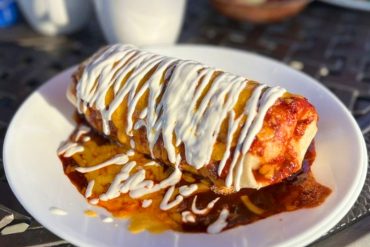 Breakfast Burrito at The Neighborhood Cafe in Huntersville, North Carolina
