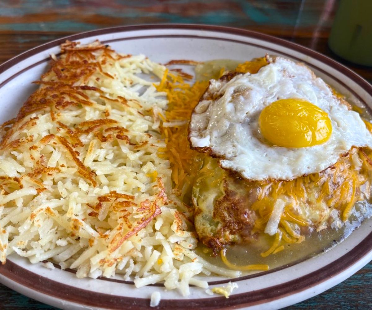 Alien Omelet at Cowboy Cafe in Roswell, New Mexico
