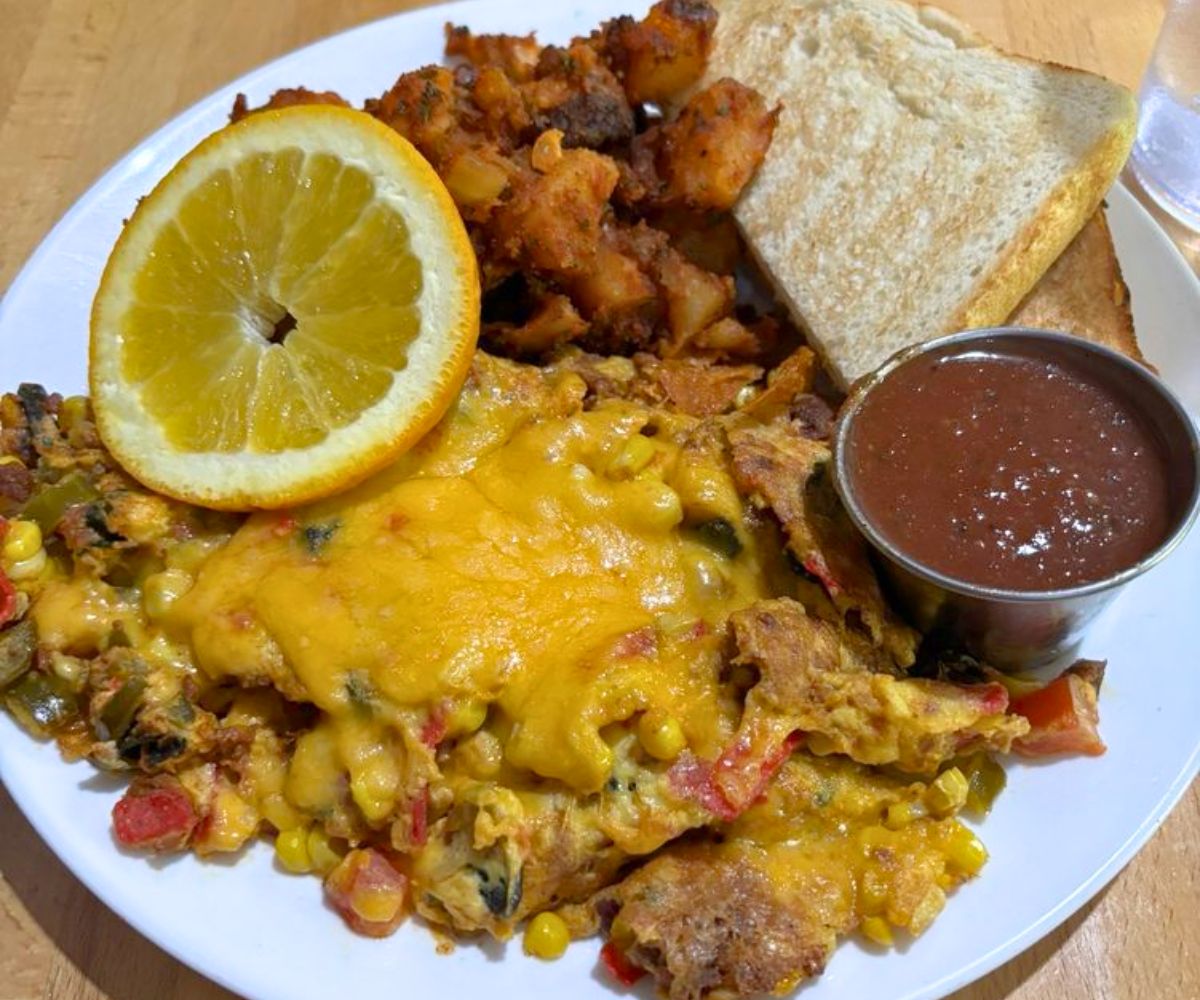 Ranchero Scramble at The Neighborhood Cafe in Huntersville, NC