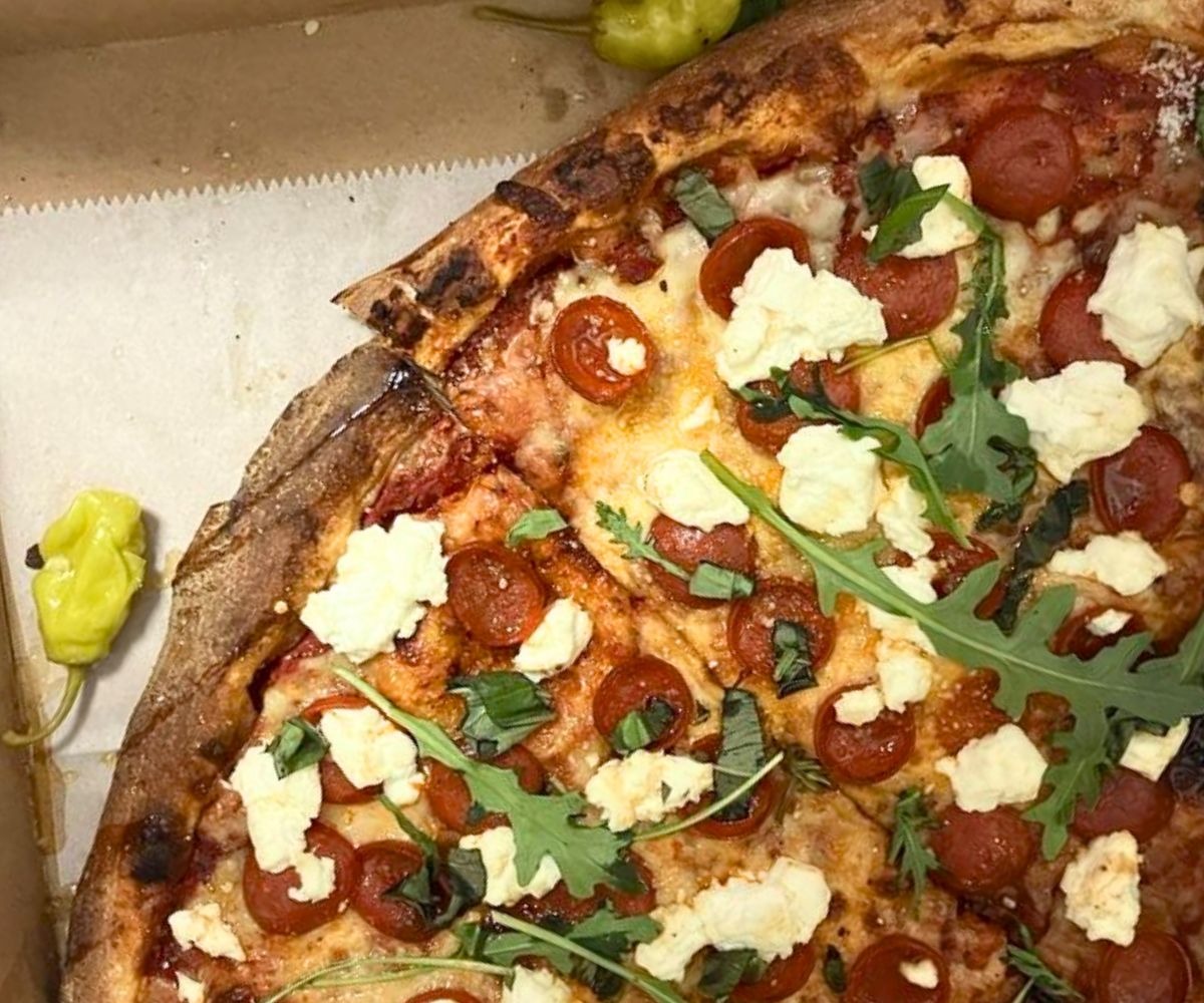 Mike's NYC Hot Honey Charred and Cupping Pepperoni Pizza at Vannucchi Brothers Pizza in Hollywood, Florida