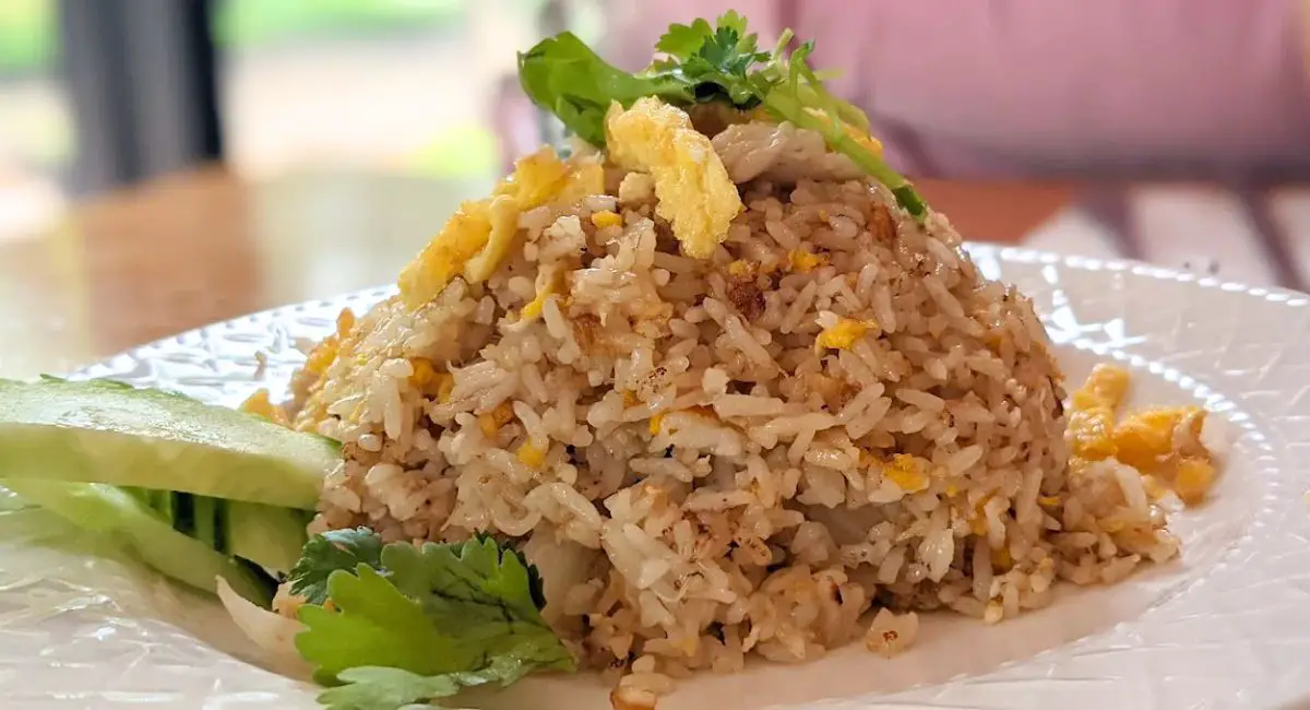 Crab Fried Rice at Jong's Thai Kitchen in Topeka, Kansas