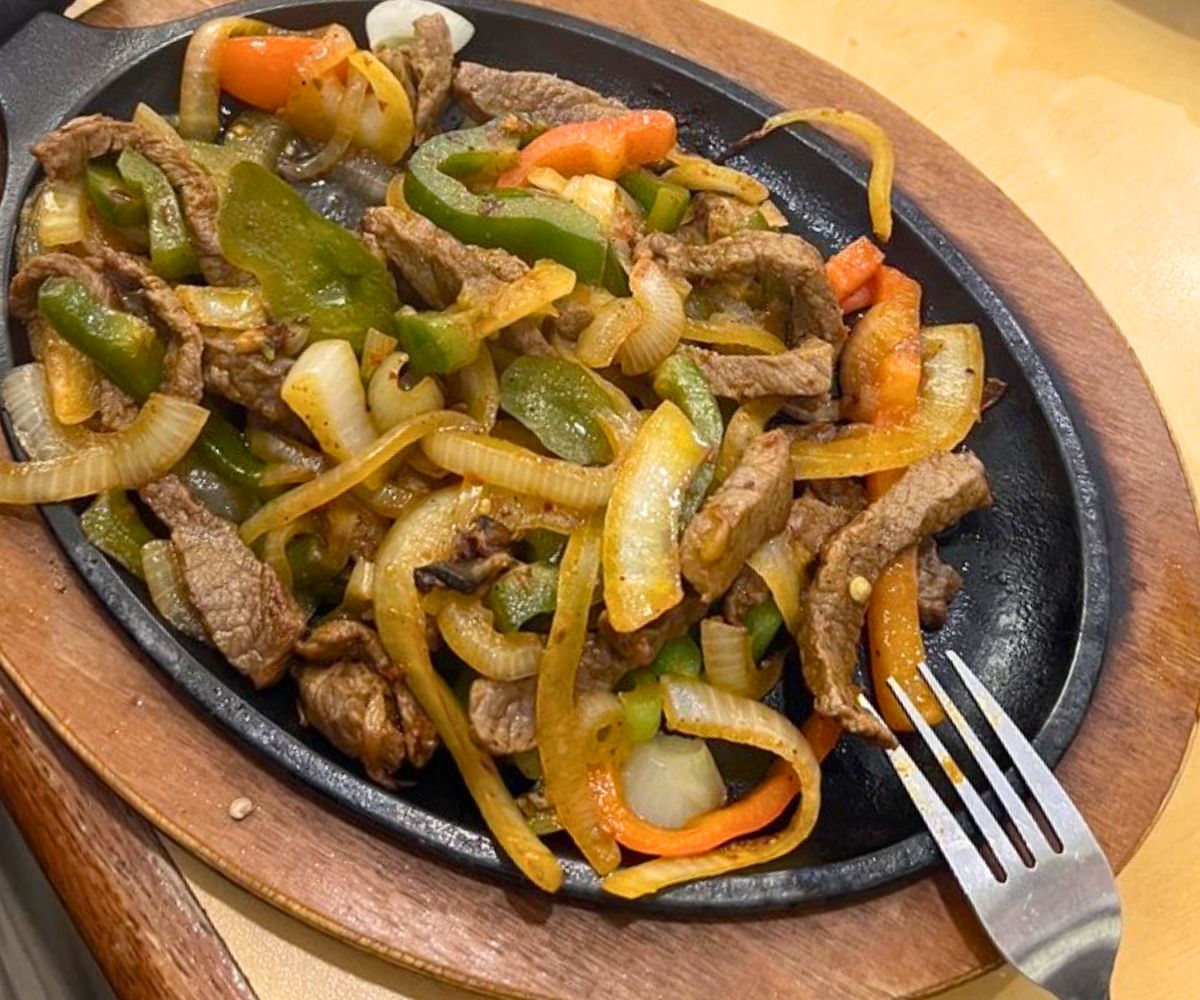 Fajitas at Azteca Family Mexican Restaurant in Sioux Falls, South Dakota