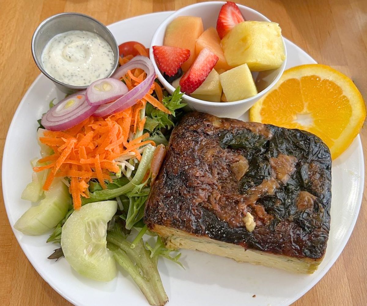 Quiche of the Moment at The Neighborhood Cafe in Huntersville, NC