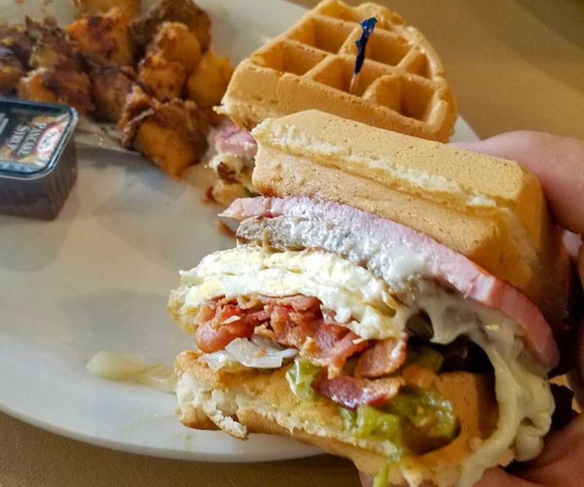 The Wafflewich at Craylee's in Utica, NY