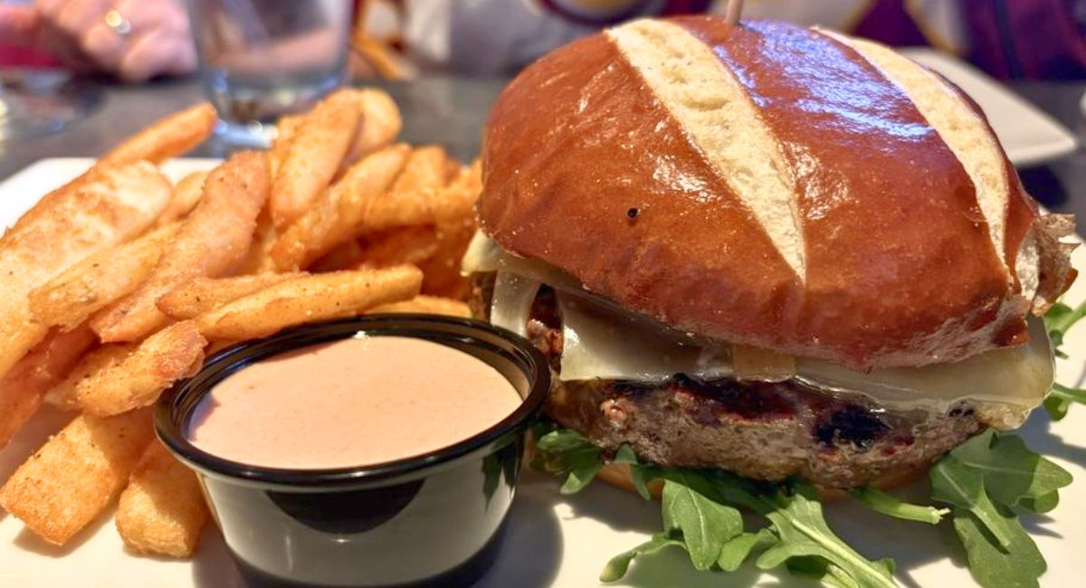 Bison Burger at Colton's Social House in Clovis, California