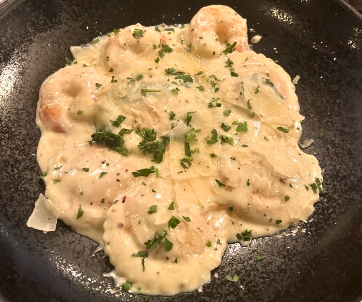 Lobster Ravioli at Gambi's in Sparks, Nevada