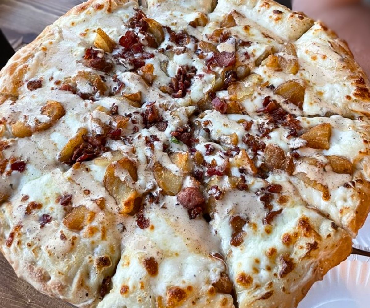 Idaho Potato & Bacon at Uncle Bob's Pizza in Meridian, Idaho