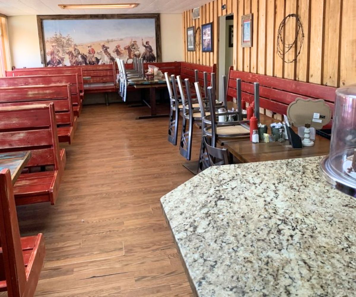 interior of Cowboy Cafe in Roswell, New Mexico