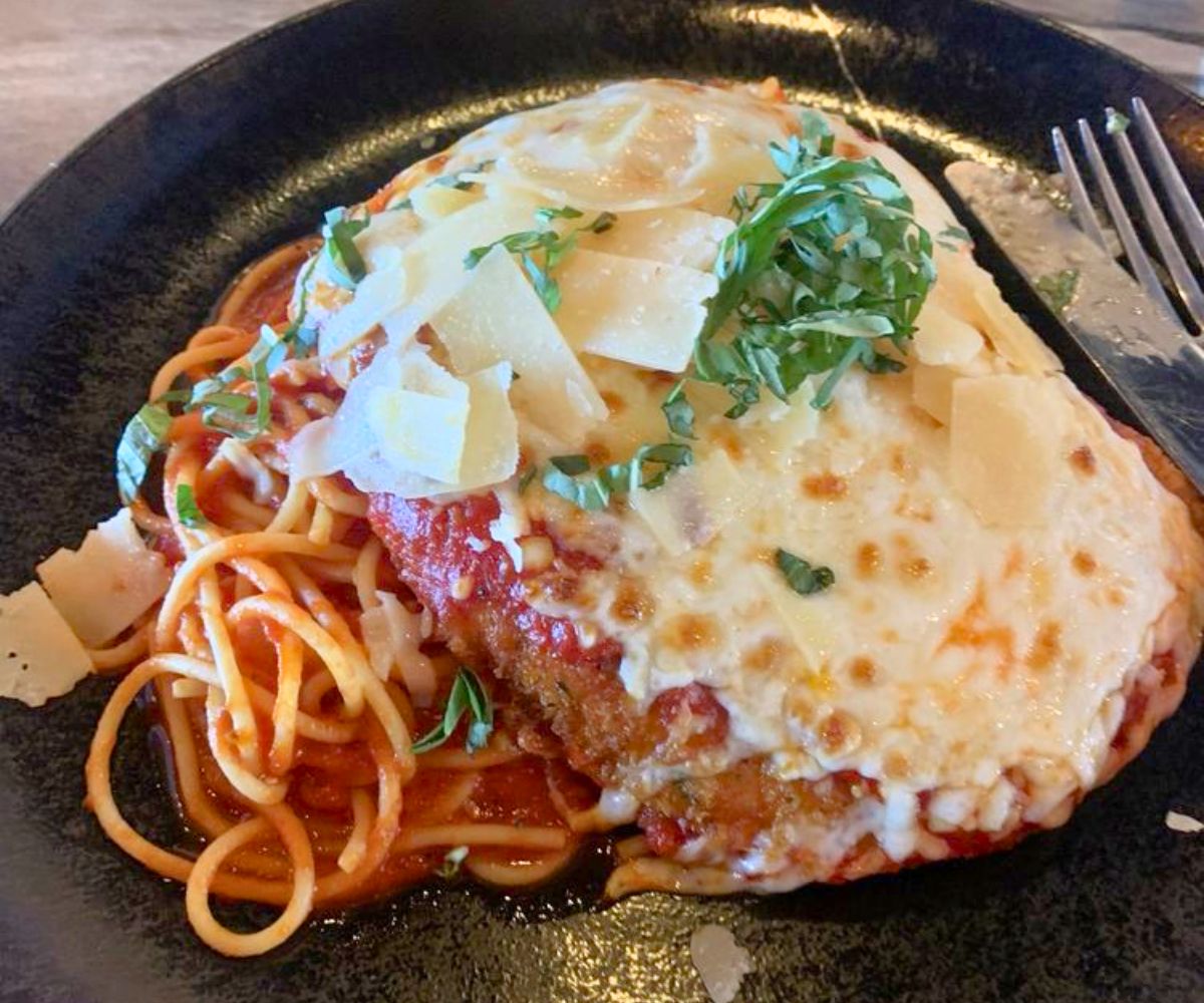 chicken parm at Gambi's in Sparks, Nevada