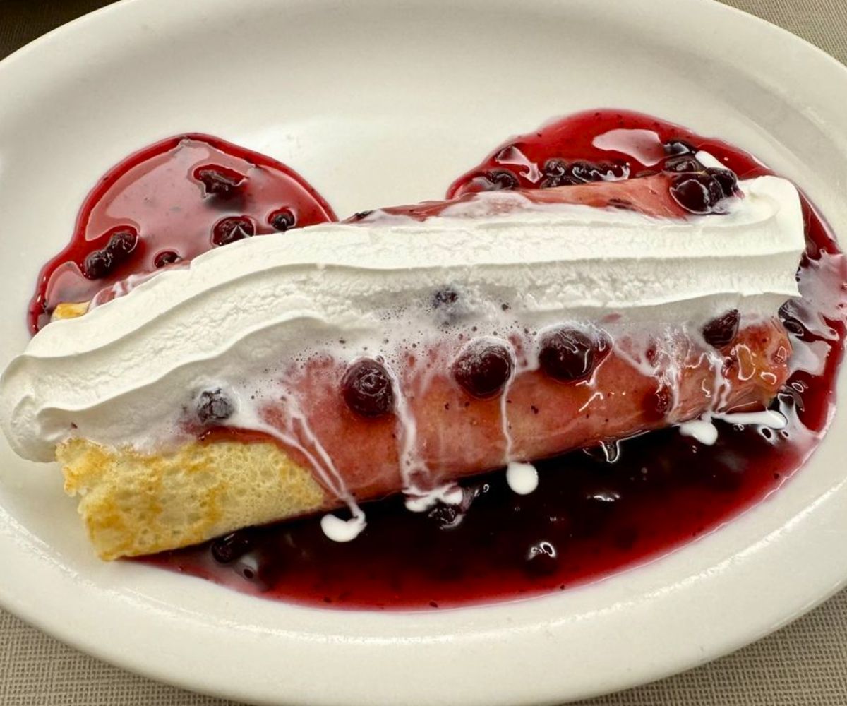 Huckleberry Crepe at Stella's Kitchen & Bakery in Billings, Montana
